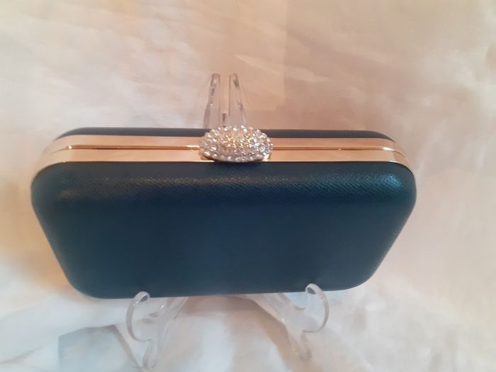 Made in Italy Green Clutch Bag.