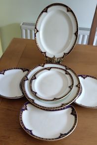 Antique Serving plates Harods Limited