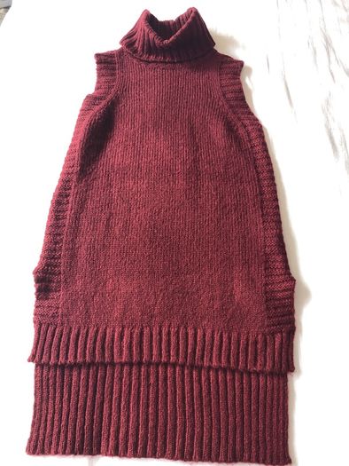 Burgundy Sleeveless Jumper BNWT