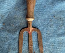 Vintage garden fork