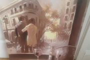 Canvas Picture .. Cafe de Vins by Brent Heighton .. Size 22" x 18"