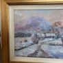 Winter landscape oil painting Image 2
