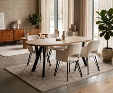 Modern Oak Extendable Dining Table 100cm to 180cm