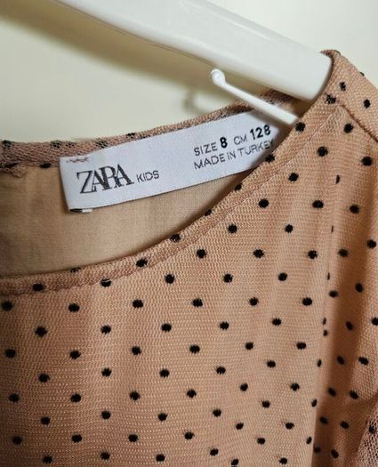 ZARA Kids Polka Dot Dress 8 Years