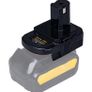 Battery Converter Adapter USB  For RYOBI Convert DEWALT 18-20v Milwaukee  to 18V Battery Adapter Image 8