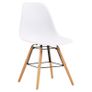 5 Piece Dining Set Plastic White Image 7