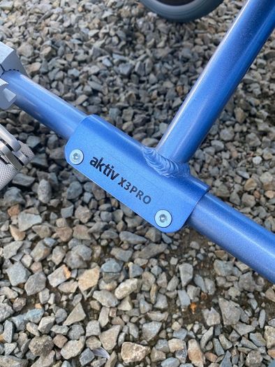 Aktiv X3 Pro Deluxe Lite Aluminium Attendant Propelled Wheelchair with Head Rest