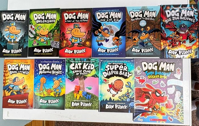 Collection of Dav Pilkey books (x11) all brand new