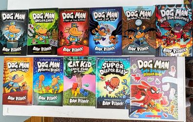 Collection of Dav Pilkey books (x11) all brand new