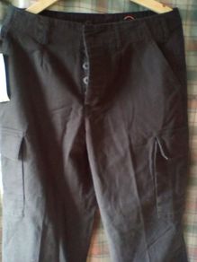 black moleskins combat trousers