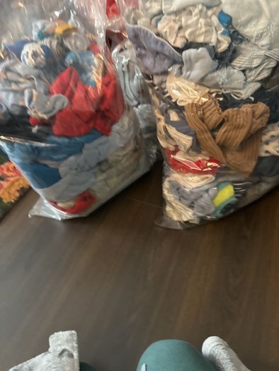 Three bags of baby boy clothes of MIXED SIZES