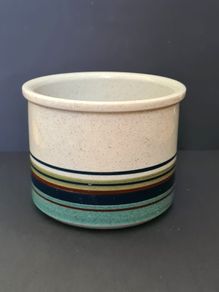 Vintage Lapid Pottery Planter 17cm | Mid Century Modern Ceramic Cachepot | 1970s MCM