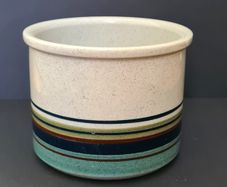 Vintage Lapid Pottery Planter 17cm | Mid Century Modern Ceramic Cachepot | 1970s MCM