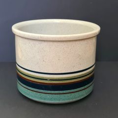 Vintage Lapid Pottery Planter 17cm | Mid Century Modern Ceramic Cachepot | 1970s MCM