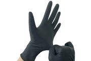50PCS Bagged Disposable Gloves Black Disposable Gloves Household Kitchen Cooking Tools Car Wash Household Cleaning