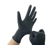 50PCS Bagged Disposable Gloves Black Disposable Gloves Household Kitchen Cooking Tools Car Wash Household Cleaning