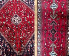 Beautiful Persian Abadeh Runner and Matching Rug Carpet