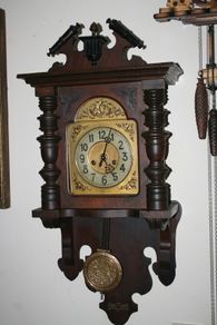 Large German Junghans Free Swinger Vienna Regulator Wall Clock -85cm x 41cm x 20cm works well