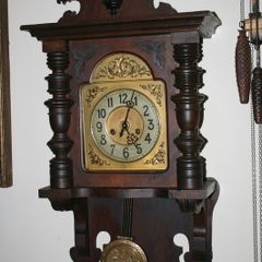 Large German Junghans Free Swinger Vienna Regulator Wall Clock -85cm x 41cm x 20cm works well