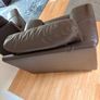 Brown Leather Armchair Image 2