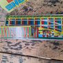 Vintage Local Shuttle Tin Toy Train Set Image 10