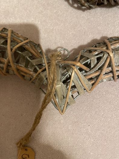 Large heart decoration in wood