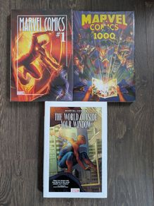 Lot of 3 Marvel Hardcover Comic Books