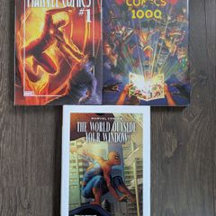 Lot of 3 Marvel Hardcover Comic Books