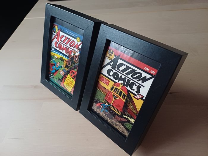 Action Comics Superman Cover Print Standing Picture Frames 12x17cm