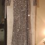 Silver Sequin Off shoulder Maxi Dress Image 7