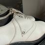 Vintage Footjoy classic golf shoes mens in cream leather Image 7