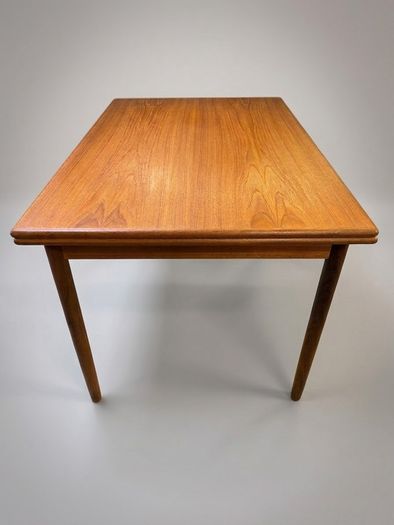 Elegant Mid-Century Danish Teak Extending Dining Table