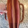 brown leather woven shoulder bag Image 5