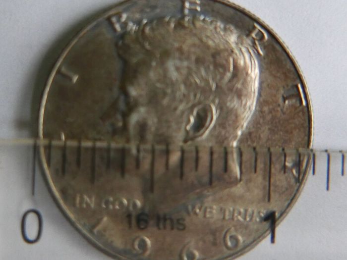 Vintage Half Dollar, Kennedy Half Dollar, 1966