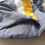 BECO Baby Carrier Sling Grey with White & Yellow Image 5