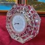 Original And Authentic Waterford Crystal Large Octagonal Clock Made In Ireland Image 3