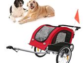BRAND NEW Mobile Tool Cart Collapsible Dog Trailer Pet Trailer Dog Outdoor Travel Foldable Three-wheeled Bicycle Rear-mounted Pet