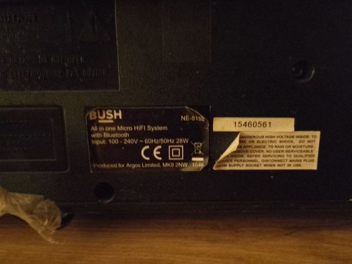 Bush Bluetooth DAB All In One Micro Hifi System