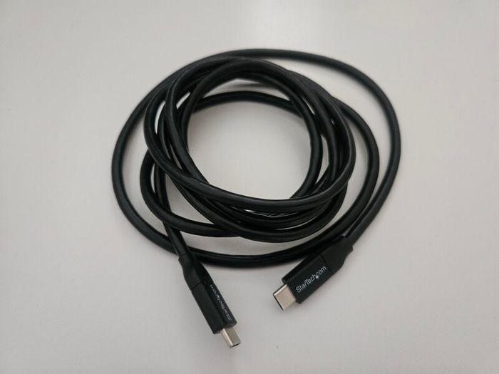StarTech 2m USB-C to USB-C Cable (100W / 5A Power Delivery)