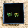 Butterfly Design Stud Earrings Cute Fashion Jewelry Image 4