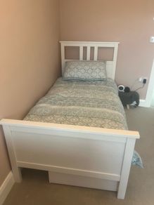 ikea single bed hemnes incl drawers & mattress