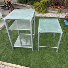 glass side tables