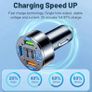 250W Fast Car Charger 3 USB + 2 PD Ports | 5 in 1 Type-C Quick Charger Adapter Image 4