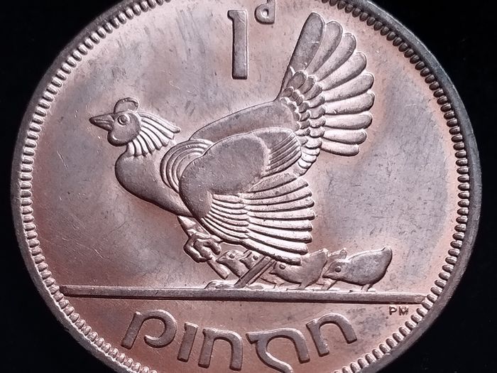 #790 - Ireland - 1968 - One Penny - KM.11
