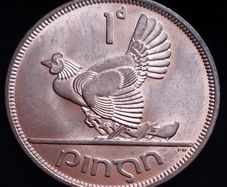#790 - Ireland - 1968 - One Penny - KM.11