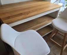 Tornviken Ikea Island And Sklum Bar Chairs (x2)