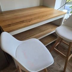 Tornviken Ikea Island And Sklum Bar Chairs (x2)