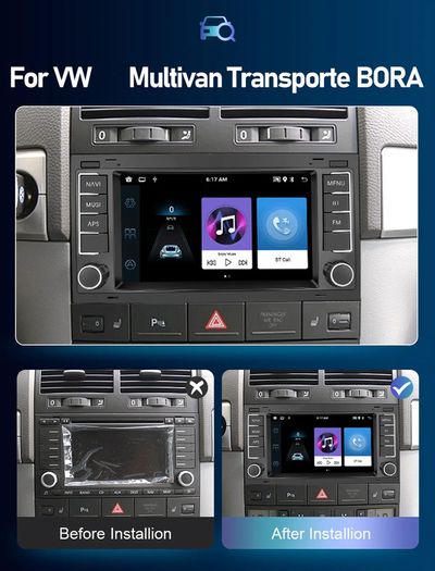 Radio For VW Volkswagen Multivan Transporter Android Auto Car Multimedia Player 2din GPS Stereo HiFi Head Unit