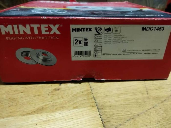 Mintex brake discs