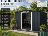 Metal Shed  10 x 8 ft  Charcoal
